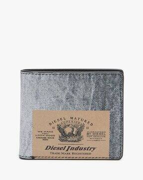 Buy DIESEL Jackron Bi-Fold Coin Wallet | Blue Color Men | AJIO LUXE 