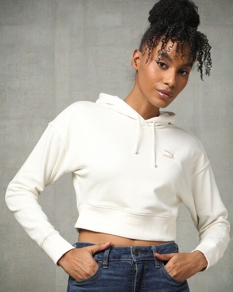 Puma hotsell cropped sweatshirt