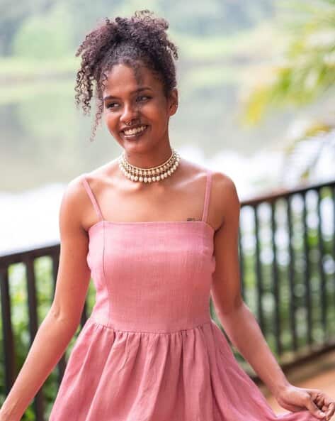 Women Fit Flare Maxi Dress