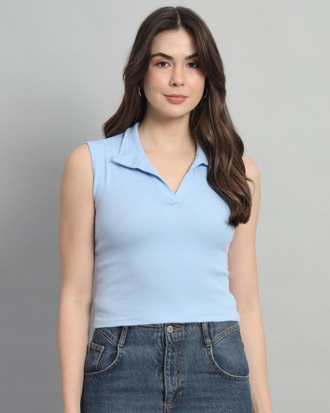 aqua blue tops for ladies