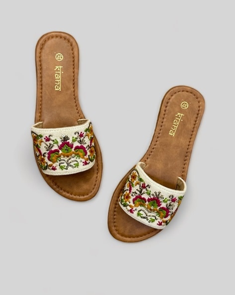 Buy Brown Flip Flop & Slippers for Women by Kiana House Of Fashion