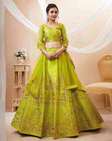 Embroidered women's ghagra store choli