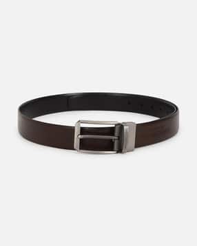van heusen Men Leather Reversible Belt with Buckle Closure-picture-13