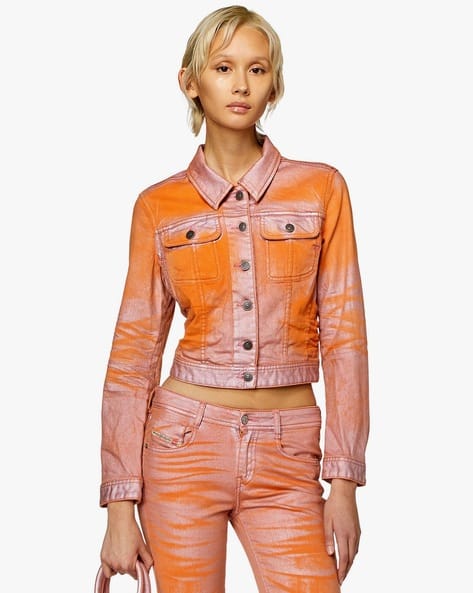 Buy Orange Pink Jackets Coats for Women by DIESEL Online