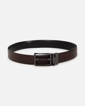van heusen Men Leather Reversible Belt with Buckle Closure-picture-38