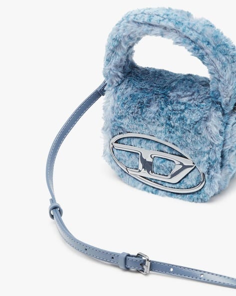 Buy DIESEL 1DR - XS Fluffy Iconic Mini Crossbody Bag | Blue Color 