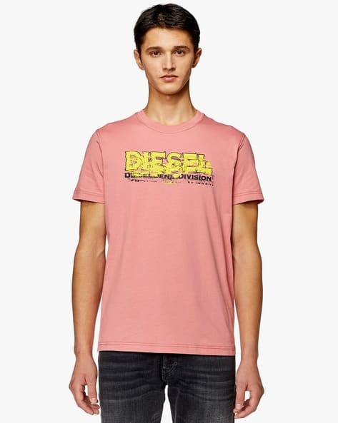 Buy DIESEL T-Diegor-K70 T-Shirt | Lime Green Color Men