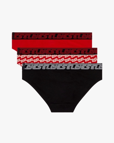 Diesel 3-Pack Umbr Andre Logo Briefs on SALE