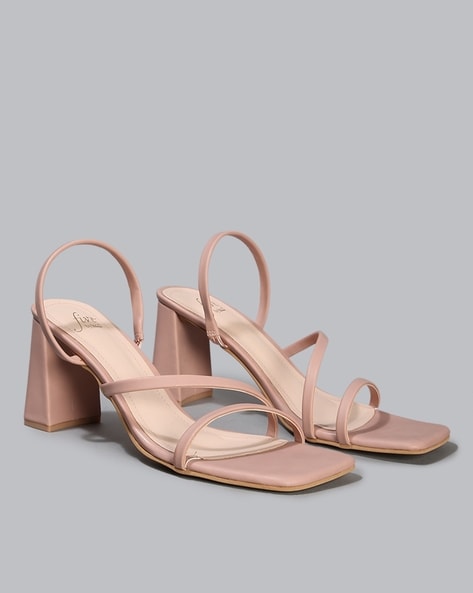Hazel Leather Sandals – Peach Flores