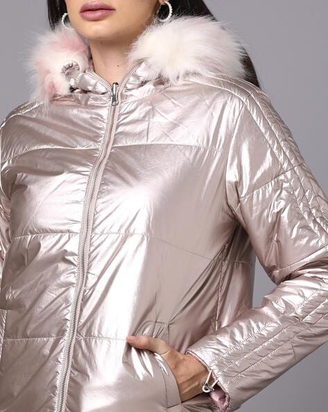 Rose gold womens on sale coat