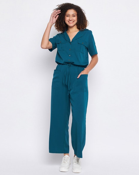 Buy Blue Jumpsuits &Playsuits for Women by COLOR COCKTAIL Online
