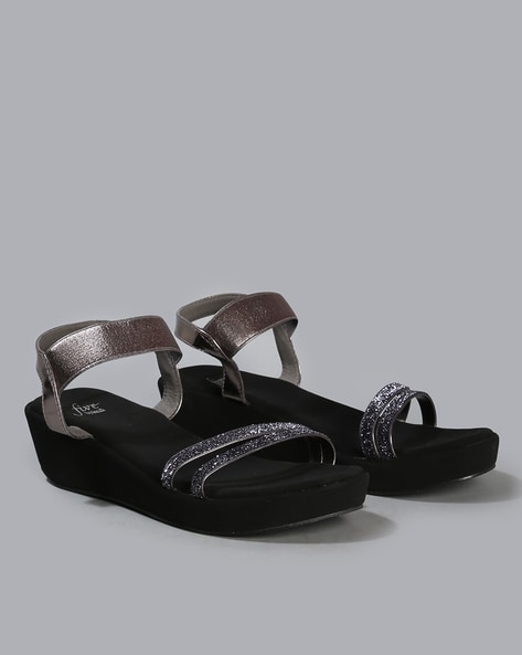 Pewter best sale platform sandals