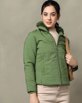 fort collins Women Zip-Front Regular Fit Bomber Jacket-picture-47