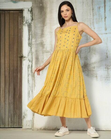 Buy Mustard Yellow Dresses & Gowns for Women by Fusion Online | Ajio.com Buy Mustard Yellow Dresses & Gowns for Women by Fusion Online | Ajio.com