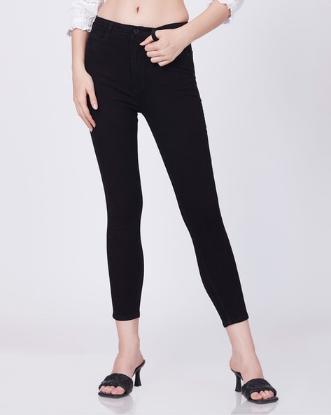 ASOS DESIGN rivington denim jeggings in clean black | ASOS