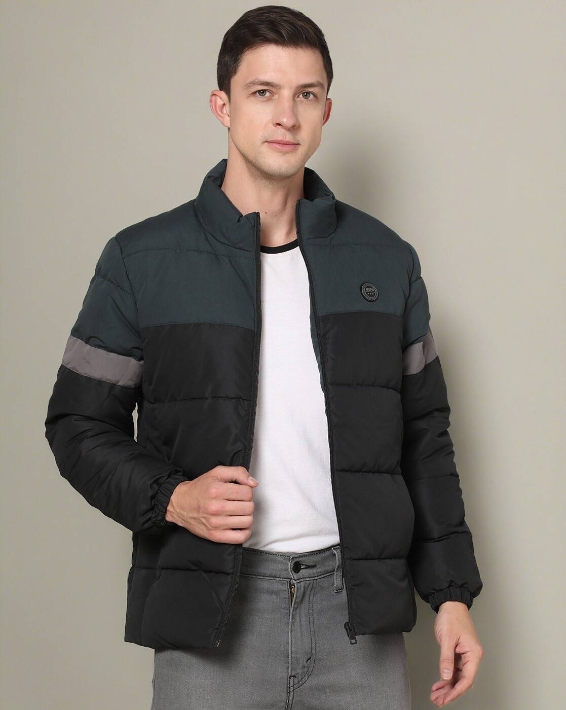 Buy U.S. Polo Assn. Long Sleeve High Neck Puffer Jacket - NNNOW.com