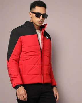 the indian garage co Men Colourblock Zip-Front Regular Fit Jacket-picture-10