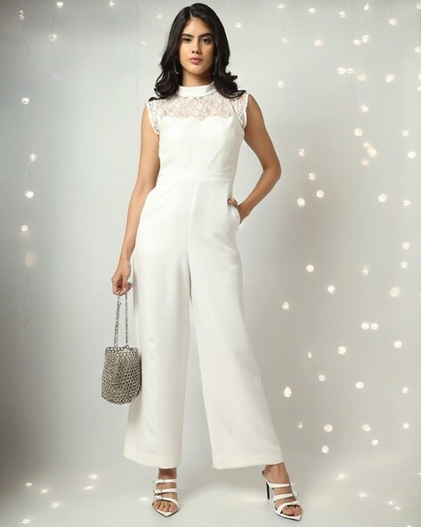 White 2024 tailored jumpsuit