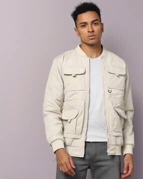the indian garage co Men Regular Fit Bomber Jacket-picture-26