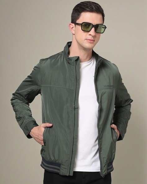 Buy People Men Green Solid Bomber jacket Online at Low Prices in India -  Paytmmall.com