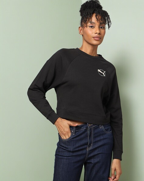 Buy Black Sweatshirt & Hoodies for Women by PUMA Online