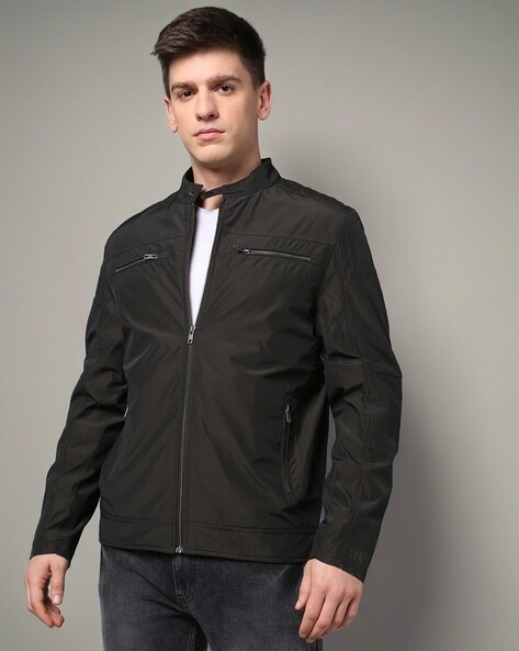 Jacket: Men's Sportstyle Wind Full Zip, Steel - The Westminster Schools