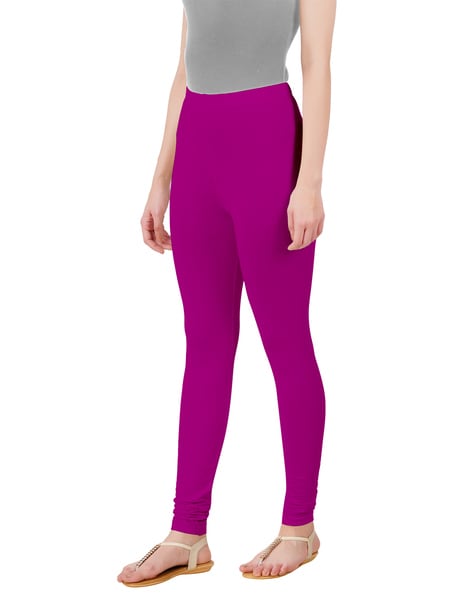 Buy Magenta Leggings for Women by TANZY Online