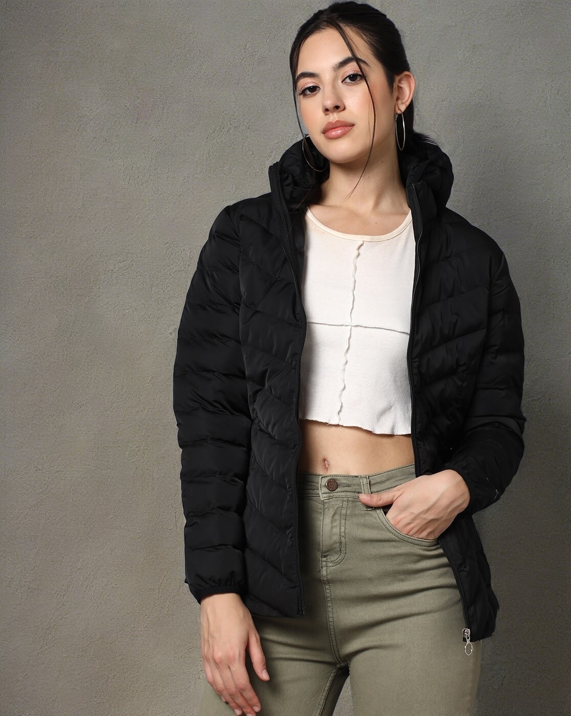 Buy Peach Jackets & Coats for Women by Cover Story Online | Ajio.com