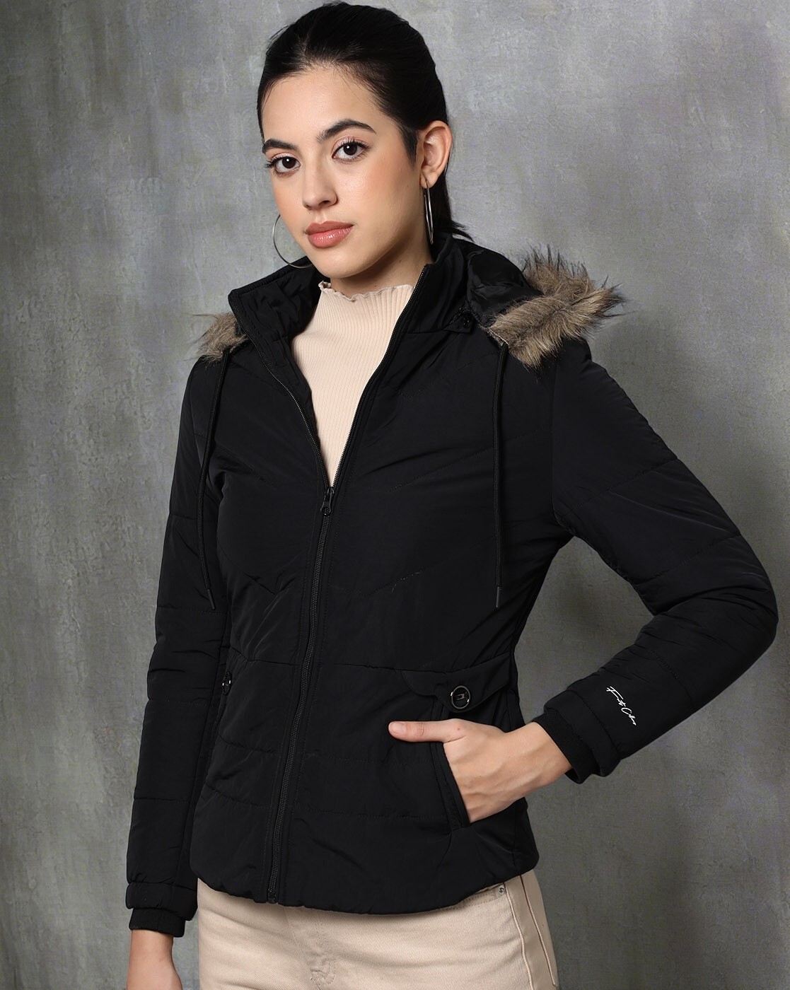 Buy White Jackets & Coats for Women by Fig Online | Ajio.com