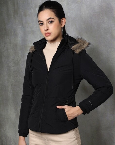 Buy Green Jackets & Coats for Women by OKANE Online | Ajio.com