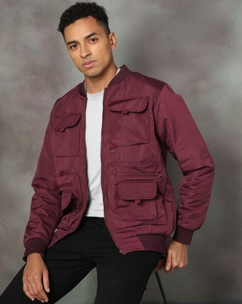 Buy Christy World Men Maroon Jacket Online at Best Prices in India -  JioMart.