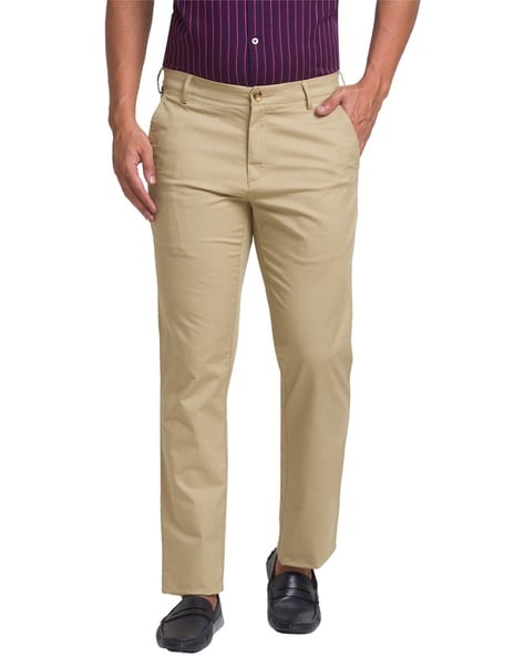 Colorplus Khaki Trousers - Buy Colorplus Khaki Trousers online in India