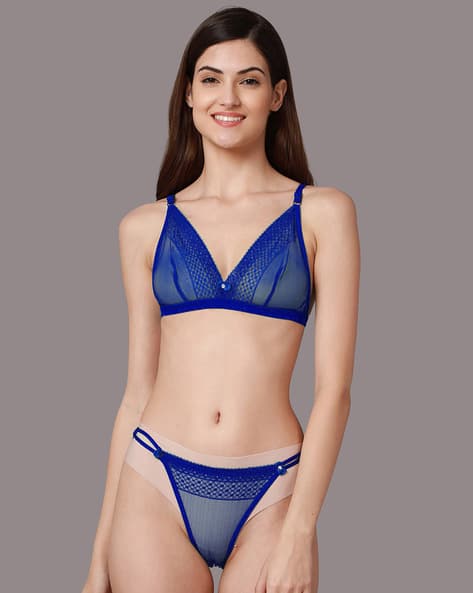 Buy Blue Lingerie Sets for Women by CUP'S-IN Online
