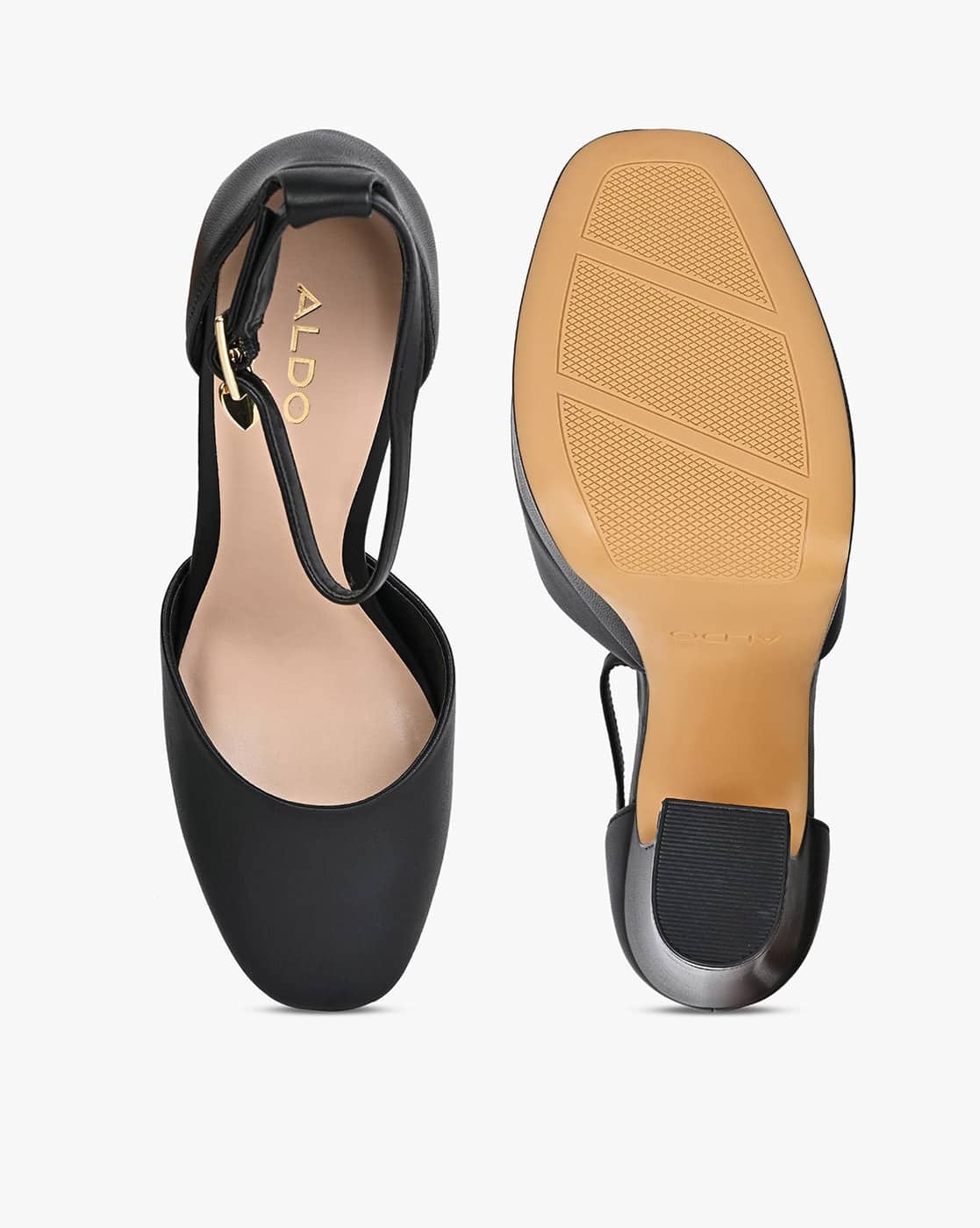 Ankle Strap Aldo Zulian Shoes Zulian Women's Bone Block Heel Shoes