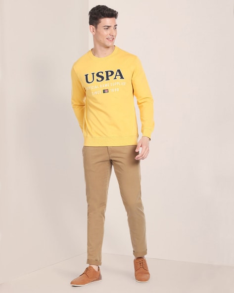 Gold hot sale sweatshirt mens