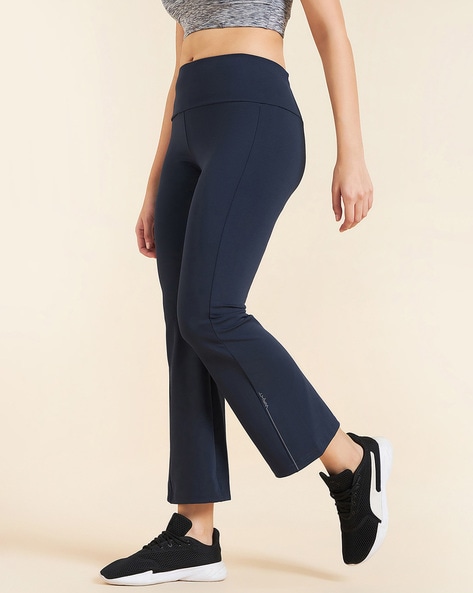 Capri Length Smart Trousers - Dark Navy - Just $6