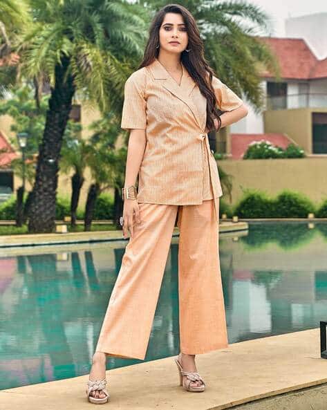Buy Orange Suit Sets for Women by SELVIA Online | Ajio.com