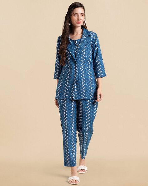 Buy Blue Co-ord Sets for Women by MIRCHI FASHION Online