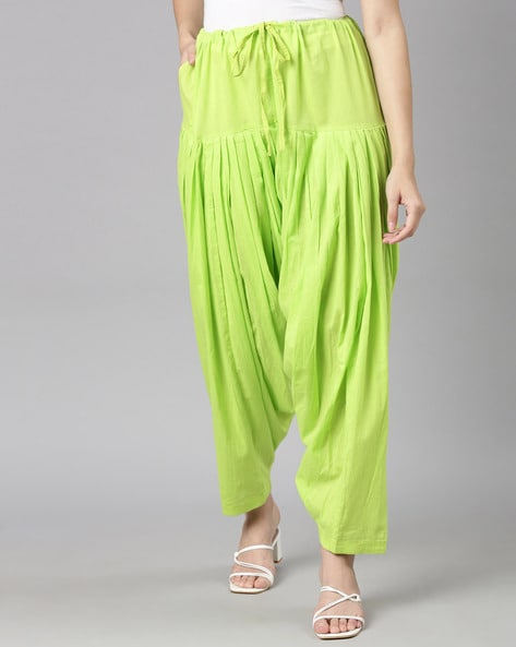 Women Cotton Patiala Pants Price in India