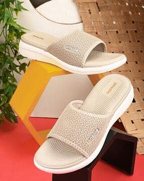 Women Open-Toe Slip-On Slides