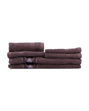Embroidered High-Absorbent Towels Set-image-29