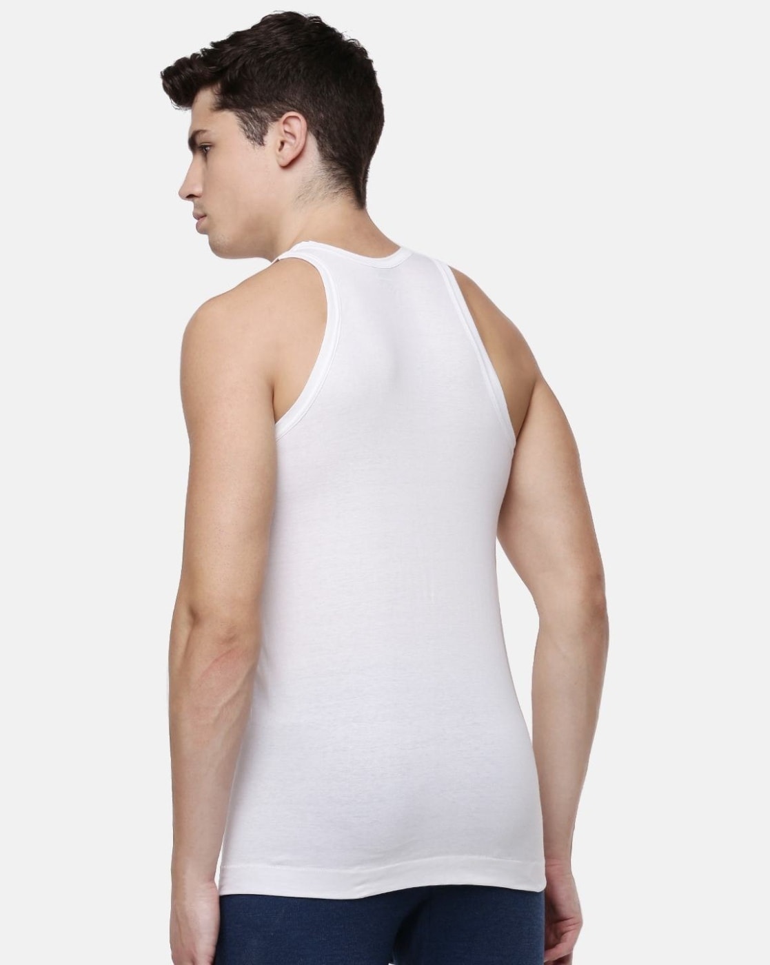 Pack Of 3 Dollar Lehar Mens White Vest