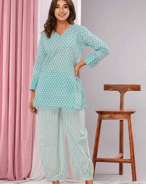 Printed Cotton Pyjamas – The Wardrobe