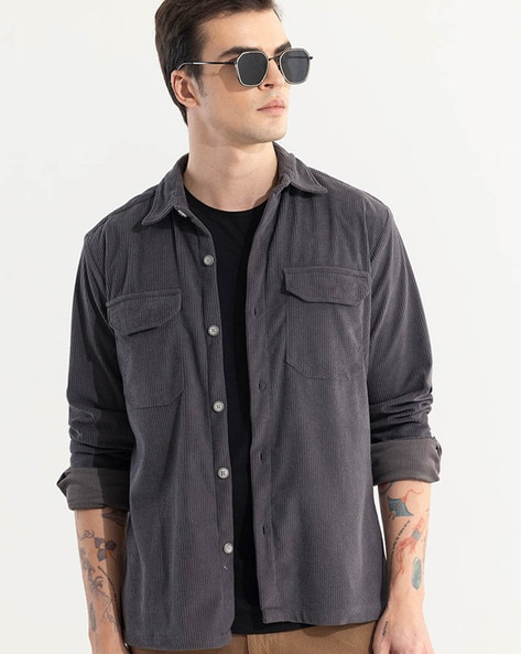 Softline Corduroy Relaxed Fit Overshirt - Price History