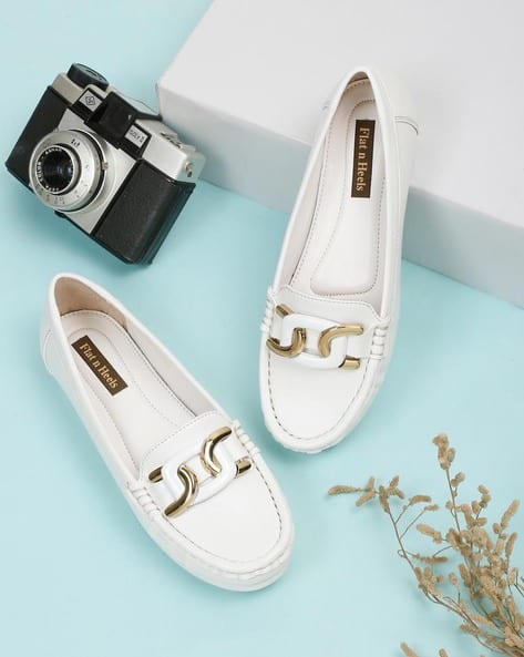 Women Round-Toe Bit Loafers