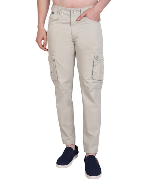 Buy Grey Trousers & Pants for Men by T-Base Online | Ajio.com