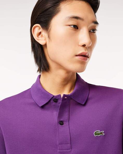 Lilac lacoste polo shirt best sale