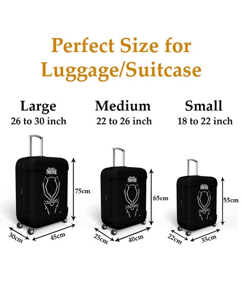 Black discount panther suitcase