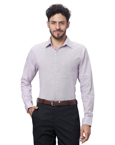 Raymond Striped Slim Fit Shirt