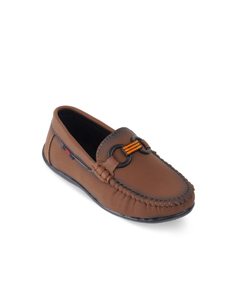 Boys tan slip on hot sale shoes